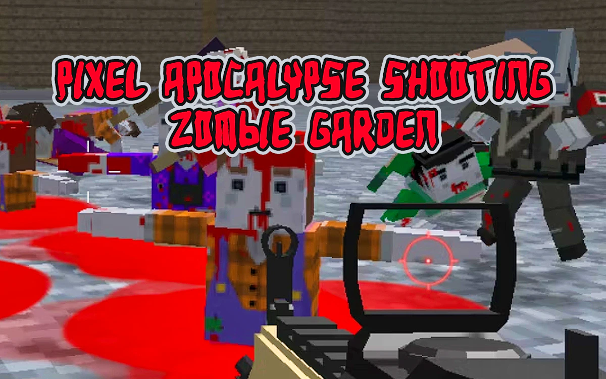 Pixel Apocalypse Shooting Zombie Garden Preview