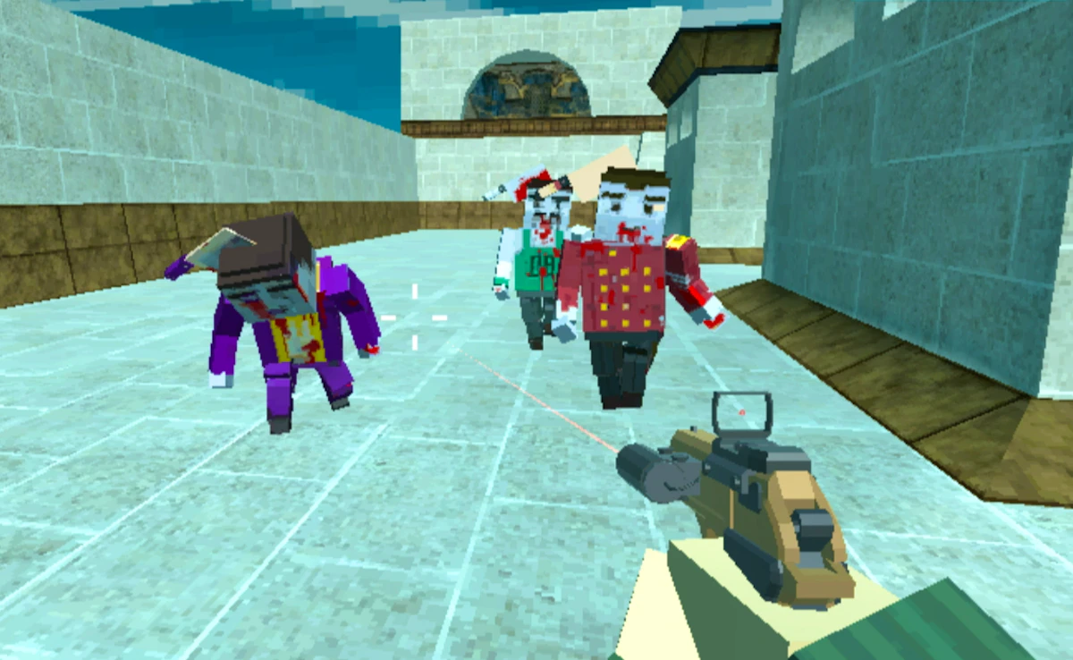 Blocky Shooting Arena 3d Pixel Combat Preview