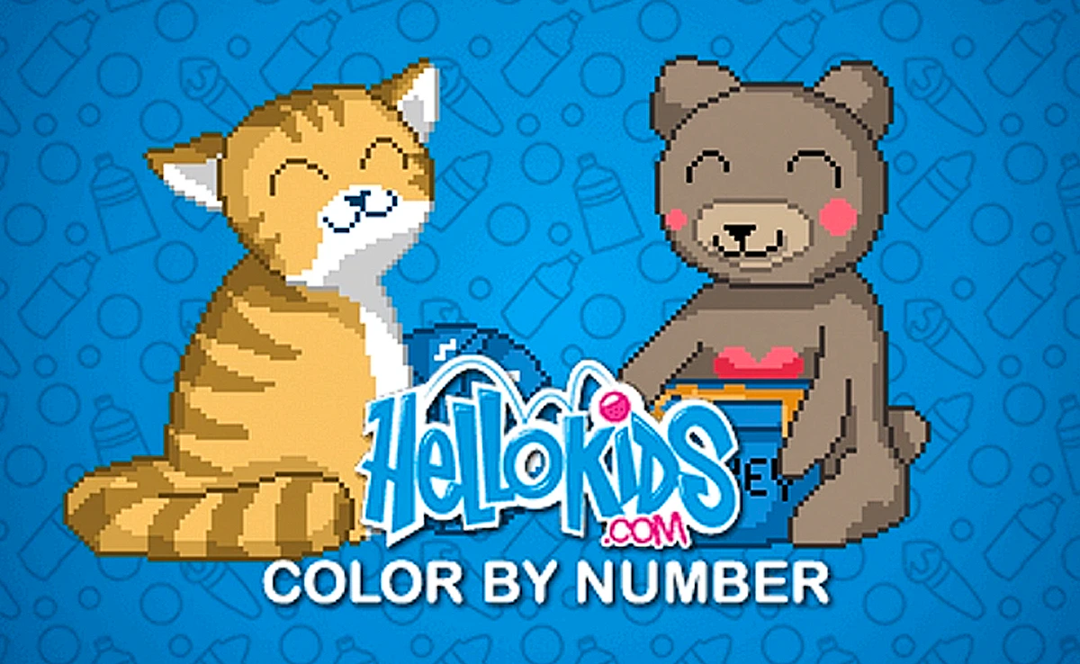 Hellokids Color By Number Game