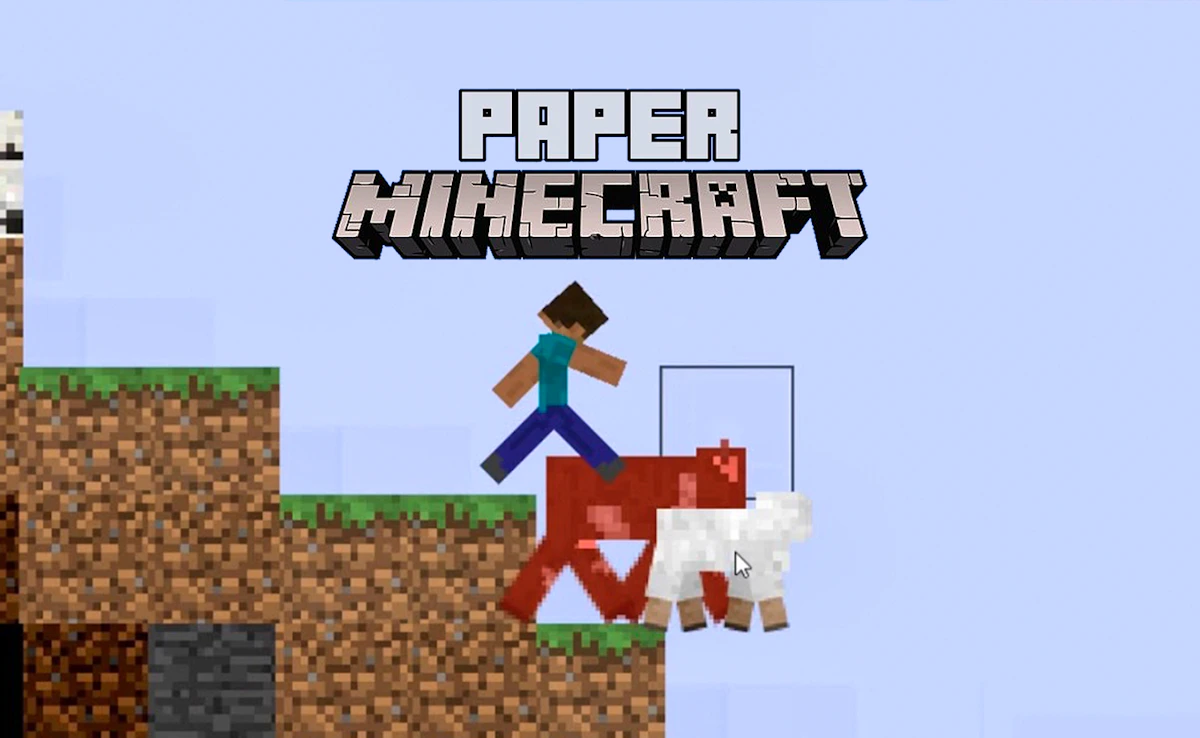 Paper Minecraft Game