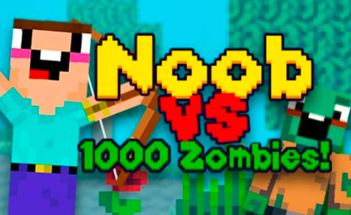 Noob Vs 1000 Zombies! Game Cover