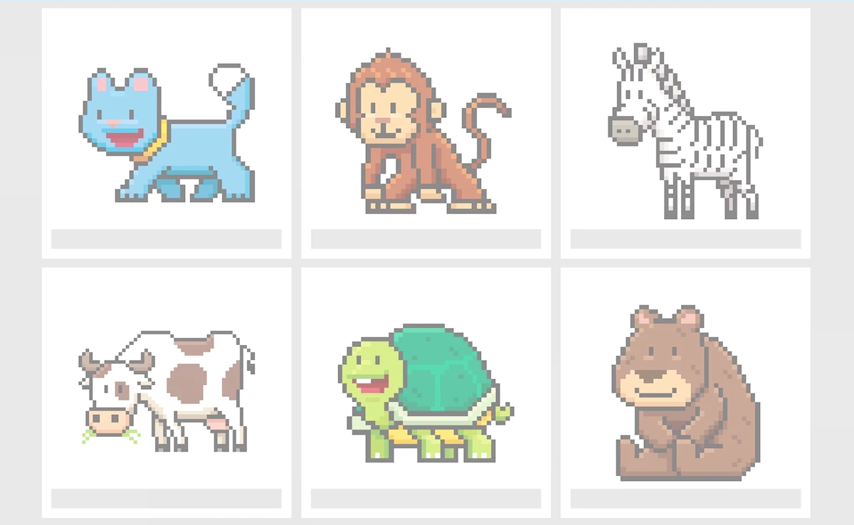 Color Pixel Art Classic Game