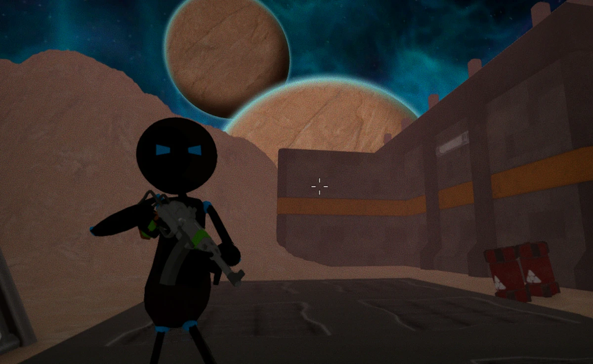 Stickman Armed Assassin: Cold Space Game