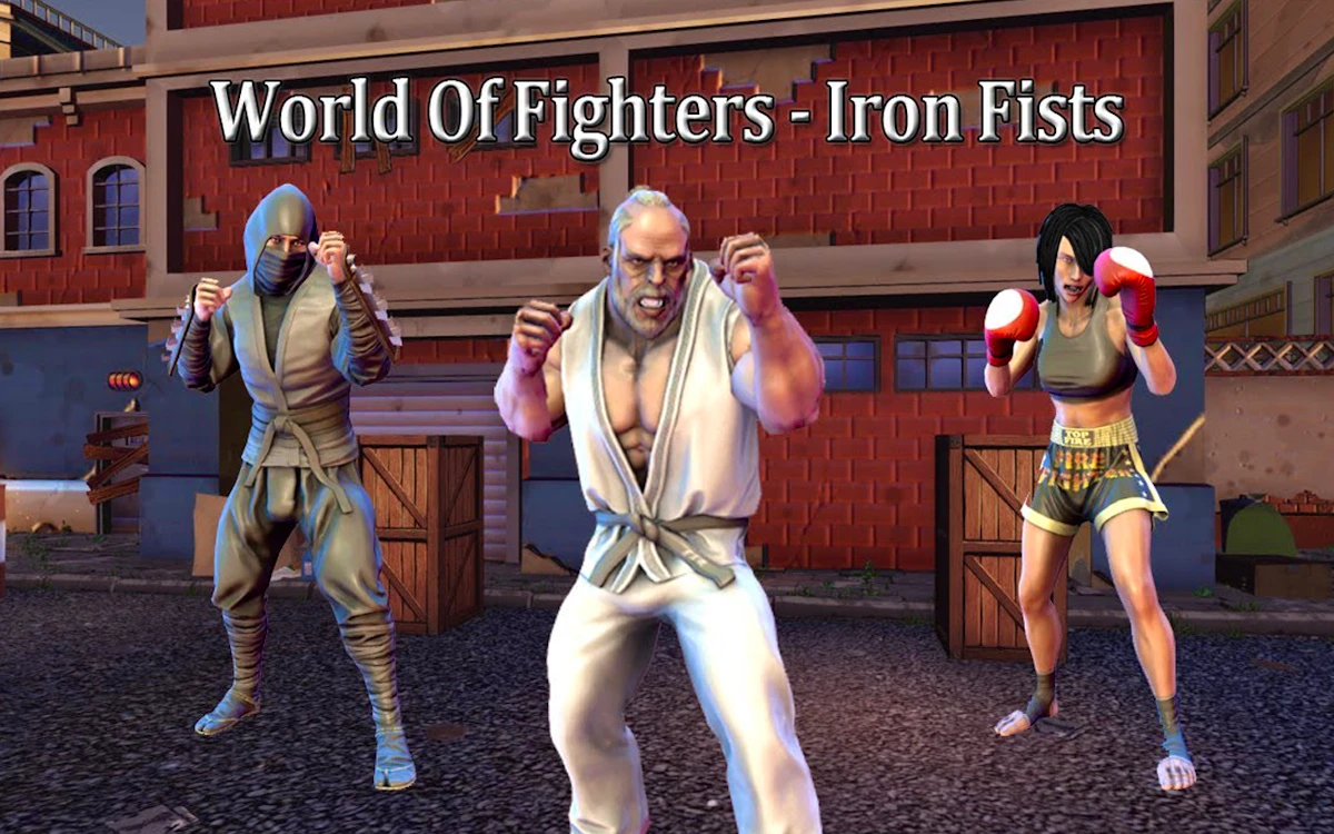 World Of Fighters: Iron Fists Game Screenshot