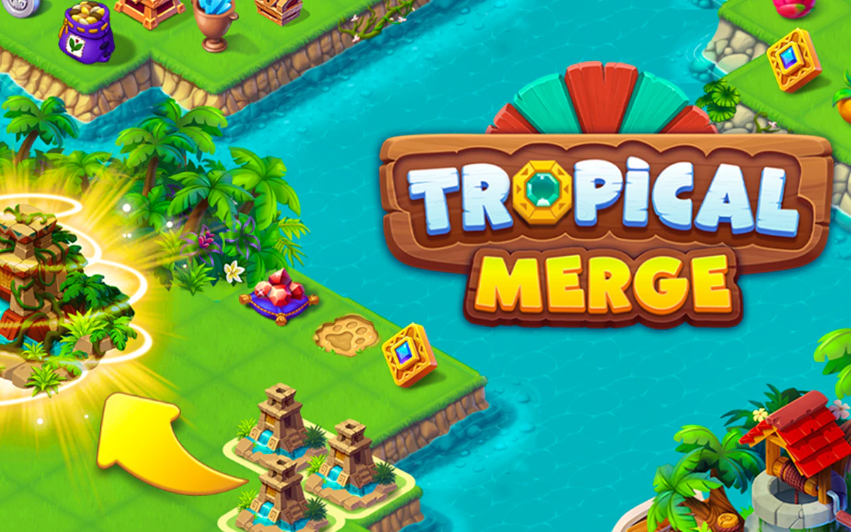 Tropical Merge Game Preview