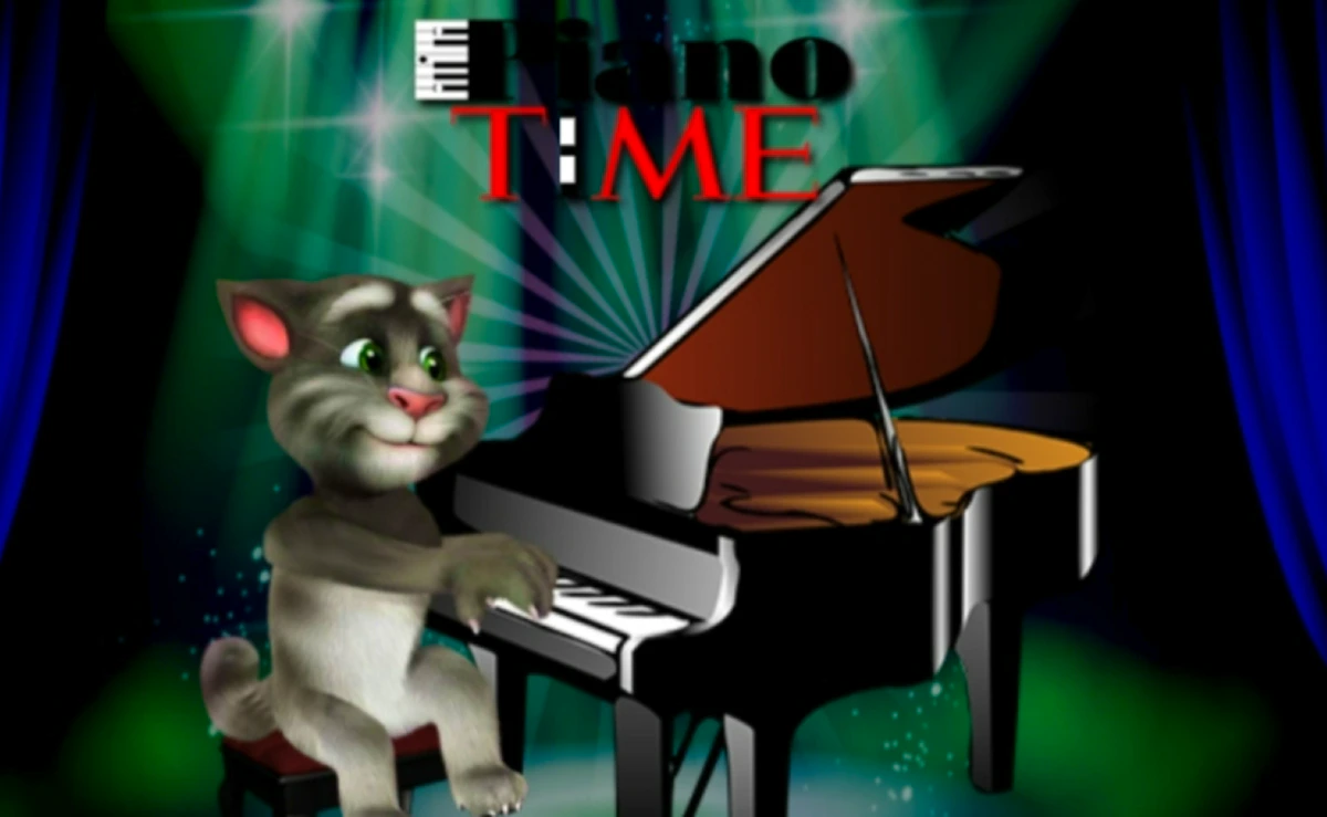 Talking Tom Piano Time Game
