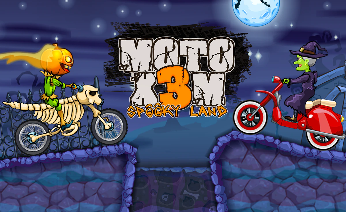 Moto X3m: Spooky Land Game