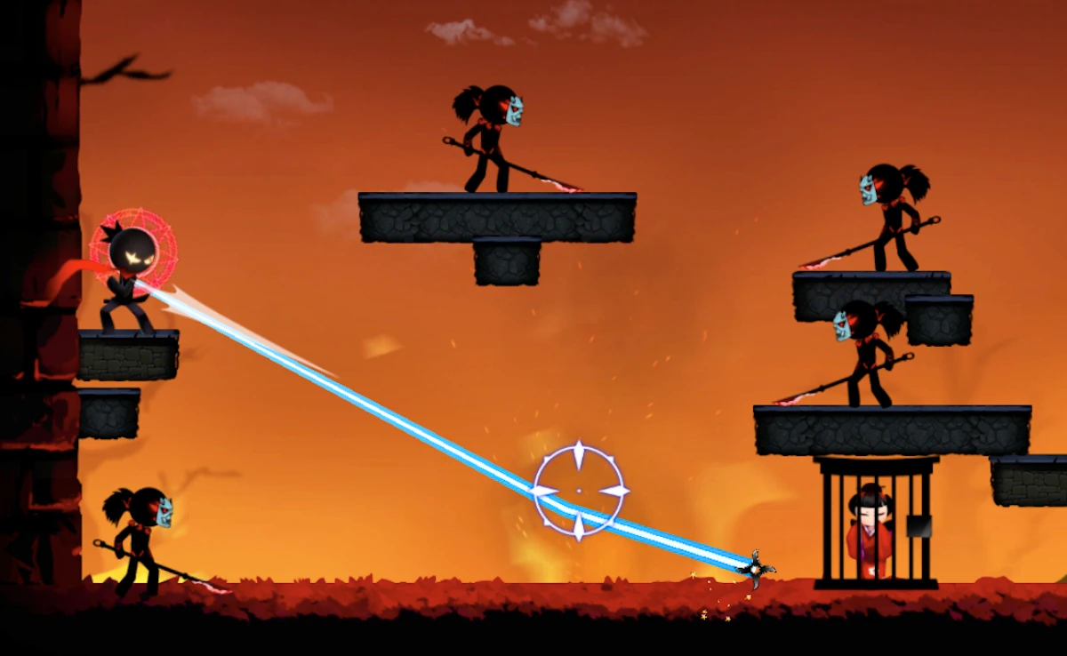 Stickman Ninja Warriors:play Stickman Ninja Warriors online for free on GamePix Preview