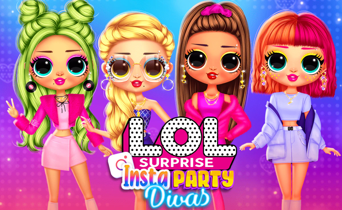 Lol Surprise Insta Party Divas Game Screenshot