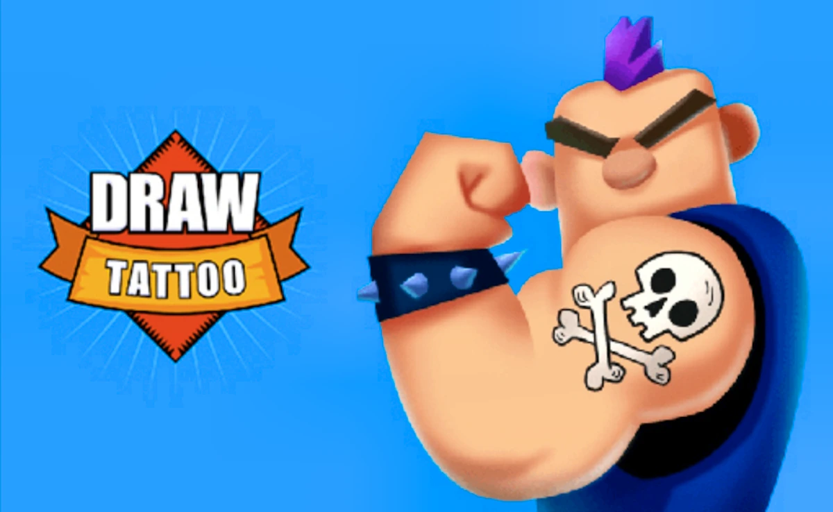 Draw Tattoo:play Draw Tattoo online for free on GamePix Preview